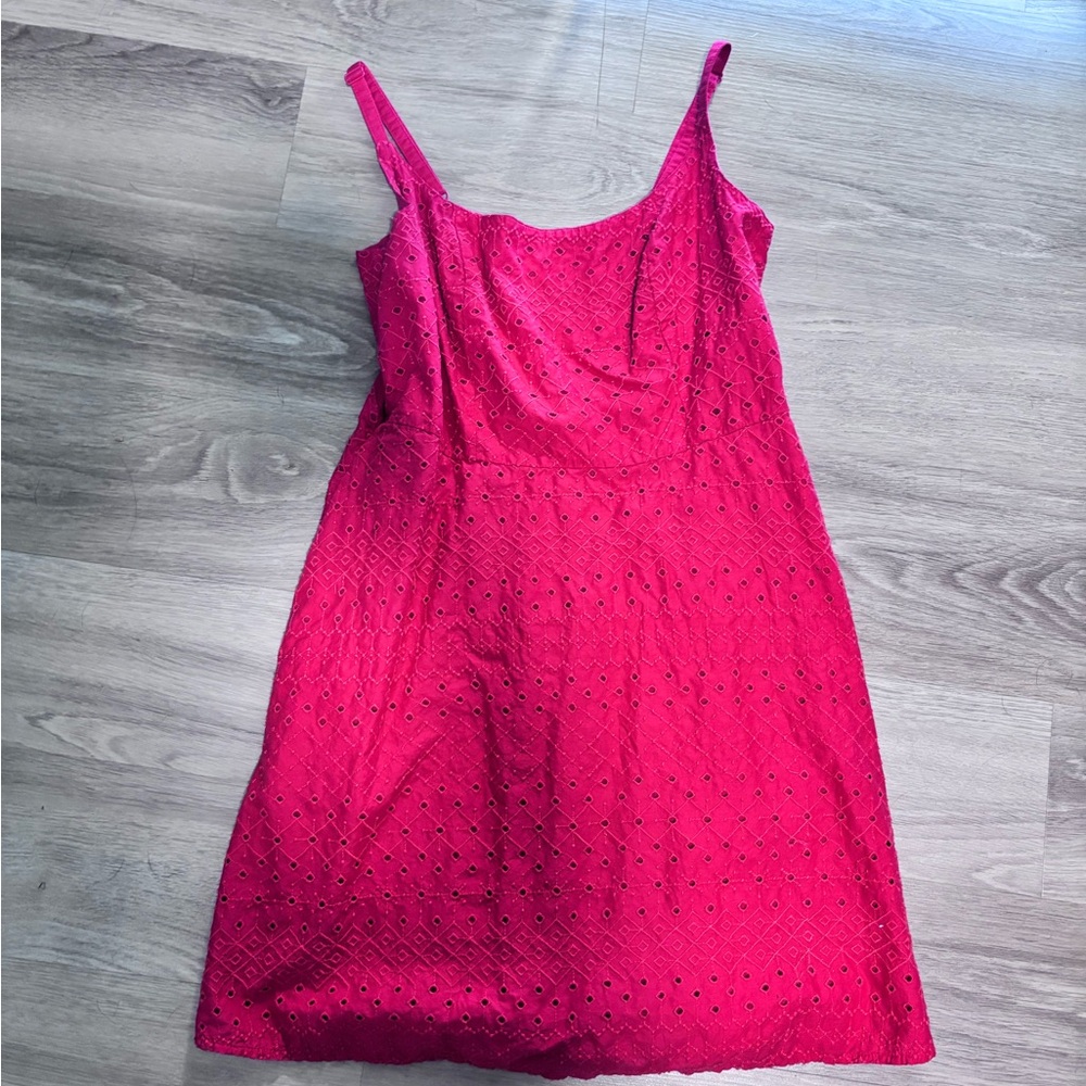 Old navy red dress with pockets size m